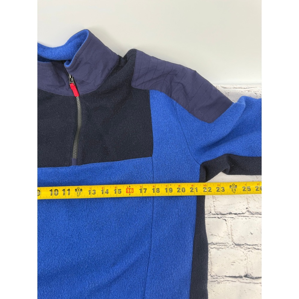 Topo‎ Designs Global Mens 1/4 Zip Sweater Pullover Color Block Fleece Wool XL - Picture 5 of 6